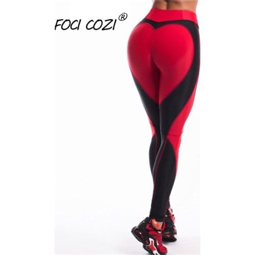 Red Butt Lifting Leggings Fitness Feminia Gym Clothing Sexy Leggings For Women Black And White Leggings Sport Femme Workout