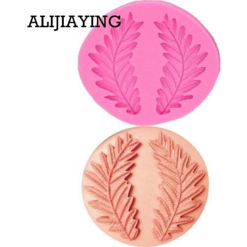 M0713 Leaves Seaweed Olives Branch Sugarcraft Silicone Cake Mold Fondant Decorating Tools Chocolate Gumpaste cookie tool supply