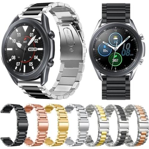 Metal Strap For Samsung Galaxy Watch 3 45mm 41mm Stainless Steel Band Bracelet For Galaxy Watch 3 45mm 41mm Accessories 22mm
