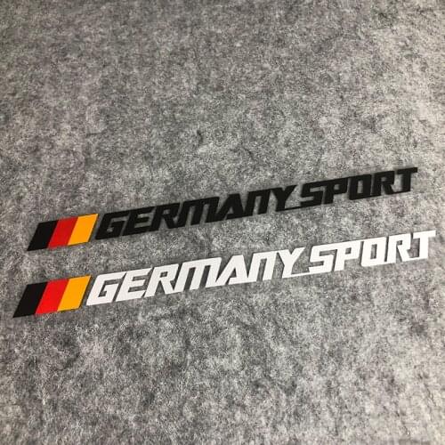 2pcs Car Styling Oil Tank Stickers GERMANY Sport Automobile Motorcycle Oil Tank Body Helmet Decal