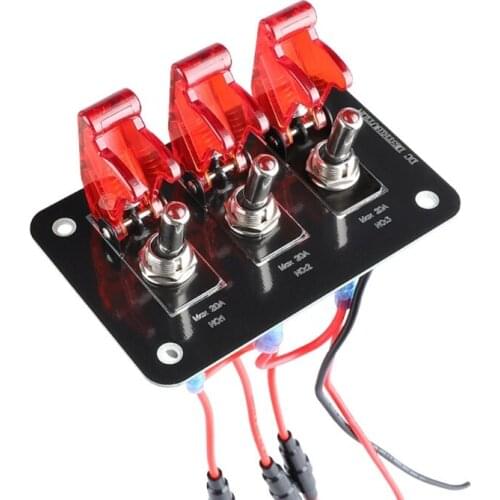 G5AD 12-24V Switch Panel with 20A Fuse Used for Car Boat Camper Marine RV Multipurpose Modification Controller