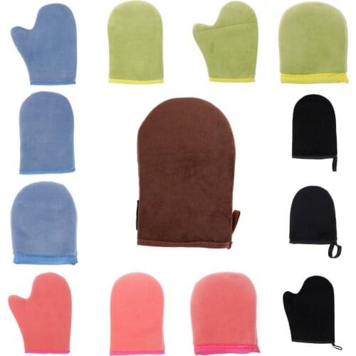 Body Cleaning Glove Self Tanner Reusable Body Self Tan Applicator Tanning Gloves Cream Lotion Mousse Multi-styles