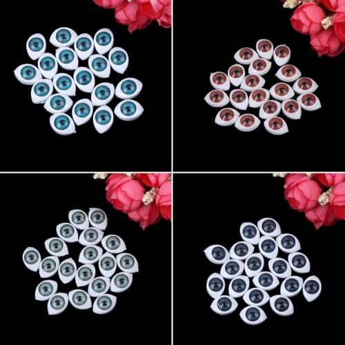 Children Like 20Pcs Plastic Doll Safety Eyes For Animal Toy Puppet Making DIY Craft Accessories