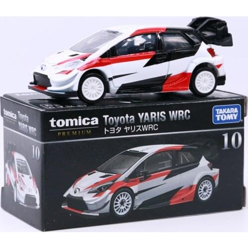 Takara Tomy Tomica Premium No. 10 Toyota YARIS WRC Scale 1/58 Mini DieCast Car Model Alloy Car Figure