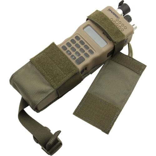 Outdoor Tactical Large Radio Bag 148 / 152 MOLLE System Removable Cover Accessory Bag