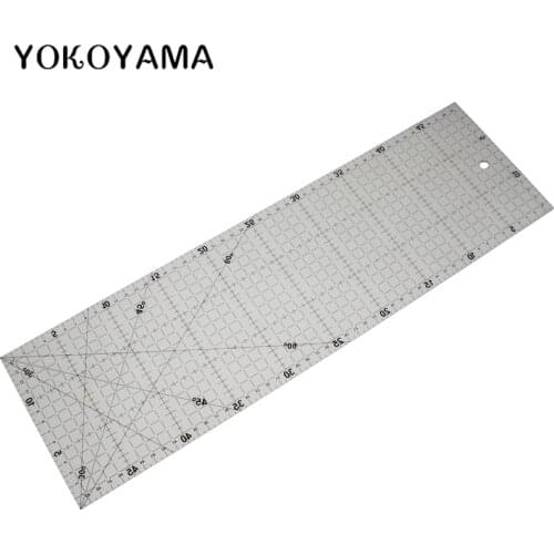 YOKOYAMA 15*50cm Sewing Patchwork Feet Tailor Yardstick Cloth Cutting Rulers High-Grade Acrylic Multi-function Clothing Ruler