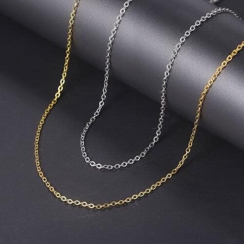 ZHOUYANG Stainless Steel Chain Necklace For Women Choker Chains On The Neck Friends Gift Accessories Wholesale Jewelry 2020 C026
