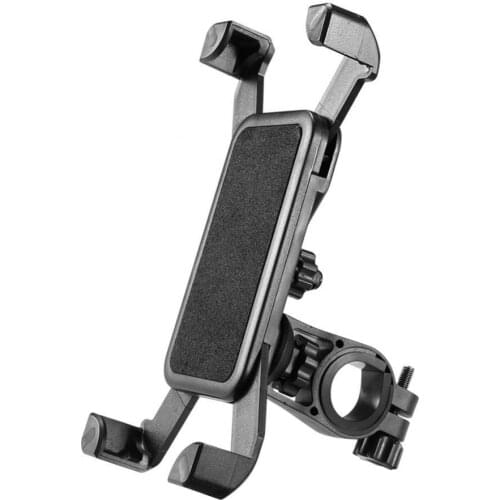 1pc Bicycle Motorcycle Phone Holder Universal Bike Handlebar Clip Stand GPS Mount Bracket Phone Accessories