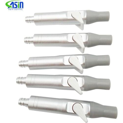 5pc x Dental Oral Valve Saliva Ejector Suction Short Weak Handpiece Tip Adaptor weak sucking head