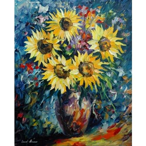 Wooden Jigsaw Puzzle 1000 Pieces Adult Children Leisure Toys Decorated Oil Paintings Flowers