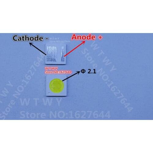 For TCL LED LCD Backlight TV Application LED Backlight DOUBLE CHIPS 2.1W 3V 3030 Φ 2.1 Cool white