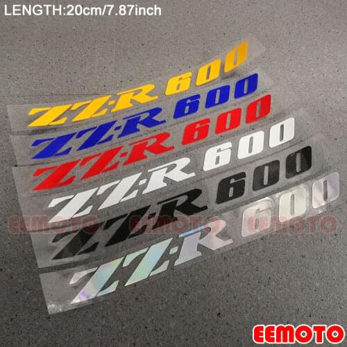 Motorcycle body Wheel Rims Fairing Helmet Tank Pad Label logo reflective Stickers Decals For KAWASAKI ZZR600 ZZR 600