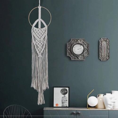 Mandala Macrame Wall Tapestry Hanging Boho Decor Cotton Bohemian Home Living Room Decoration Witchcraft Supplies