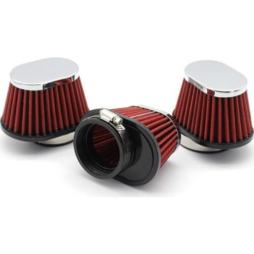 Car intake modification 51/55/60MM air filter Motorcycle exhaust gas filter Mushroom head mushroom head