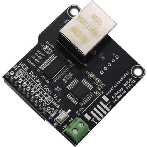 Ethernet Control Module LAN WAN Network WEB Server RJ45 Port Interface with 8/16 Channels relay Board For Computer Repair