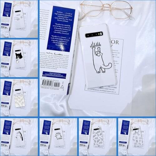 Soft Silicone Case For Samsung Galaxy S10 Plus 5G 10E Funny Cat Cute Dog Back Cover For Samsung Galaxy Note 10 Pro Phone Case