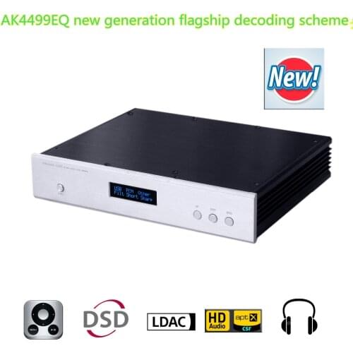 NEW Ak4499 Full balance DAC decoder CSR8675 Bluetooth 5.0 APTX-HD LDAC Coaxial fiber Input with usb card