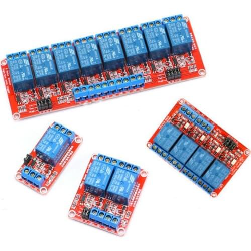 12V 1 2 4 8 Channel Relay Module Board Shield with Optocoupler Road High and Low Level Trigger Relay for Arduino access control
