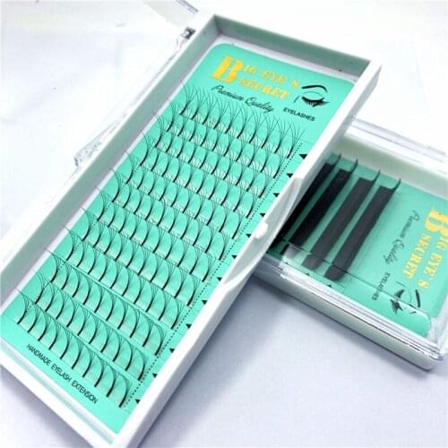 Big Eye Secret volume 4D long Fans lashes best quality Eyelash Extension Premade Flase Lash Volume Eyelashes soft Free Shipping