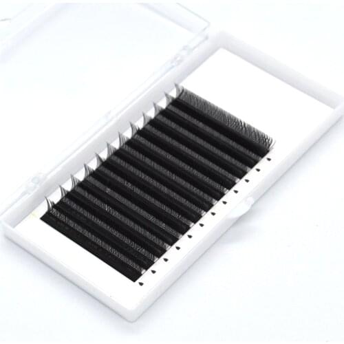 Wholesale 5 cases 12 Lines YY Design Eye Lashes Extensions Black Soft Invividual Faux Mink False Eyelashes Y Shape Volume Lashes