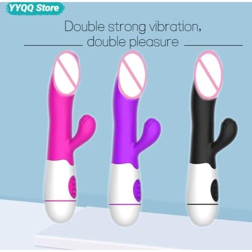Sex toy vibrator silicone dildo G-spot massager can be inserted into the vagina female masturbation stick adult products