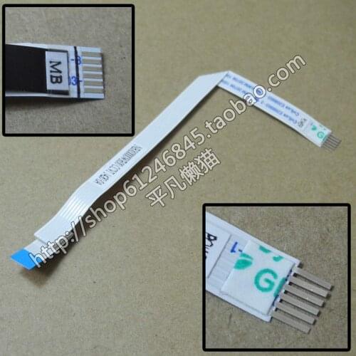 WZSM Wholesale New FFC FPC Flexible Flat Cable for 6 pin 6.5mm wide 150mm long touch pad switch boot board cable