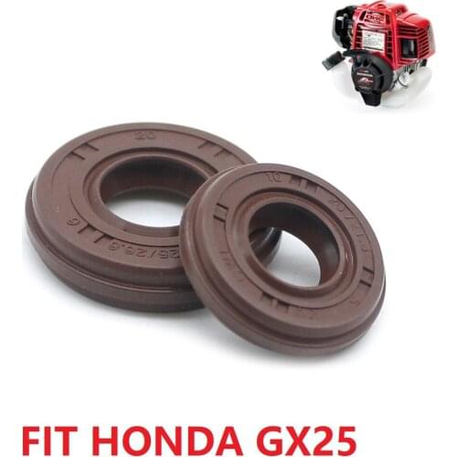 1 Pair Crankshaft Crank Shaft Oil Seal For HONDA GX25 GX25N Mini 4 Stroke Engine Motor HHT25S FG110 Trimmer Brush Cutter Tiller