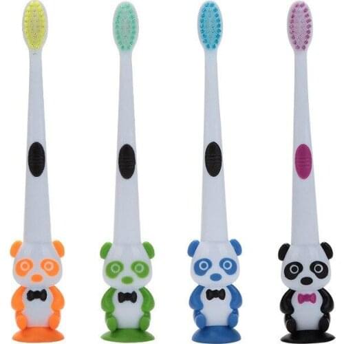 1 pcs Children Cartoon Panda Soft Bristle Toothbrush Baby Tooth Brush Kids Training Teeth Brush Care for 3-12 Years Old