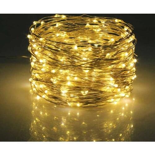 10M 100LED Solar Powered String Lights Copper Wire Outdoor Fairy Light for Christmas Garden Home Holiday Decorations