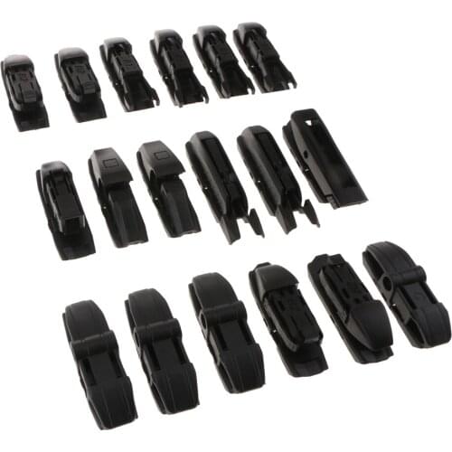 18 PC 8 In One Multifunctional Car & Truck Windshield Wiper Blade Connector