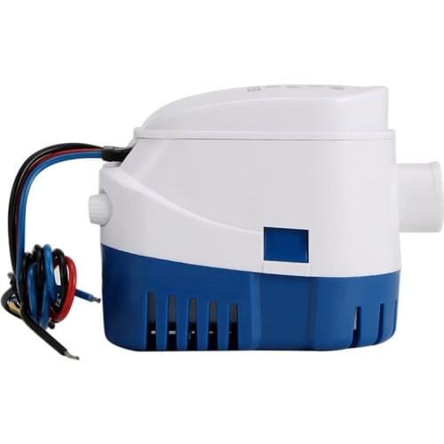 Automatic Bilge Water Pump 12V/24V 750GPH/1100GPH For Submersible Auto Pump With Float Switch Sea Boat Marine Bait Tank Fish
