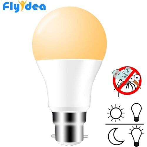 B22 LED Sensor Bulb Dusk to Dawn Light Bulb 10W 15W AC220V 110V IP44 Outdoor Porch Lights Day Night Light Smart Auto on/Off Lamp