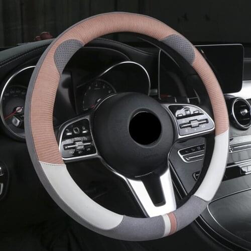 Car Steering-Wheel Handle Covers Auto Decoration Universal Steering Wheel Cover Cute Cartoon Cat Ear 5 Colors