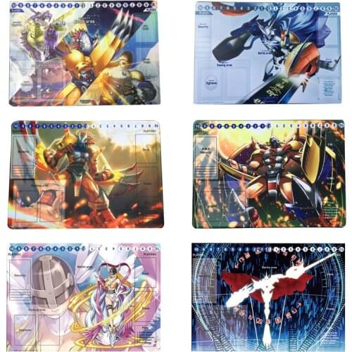 Digital Monster Card Table Mat Card Mat 500x350x2 Greymon DIY Double Mat Kids Toy Gift