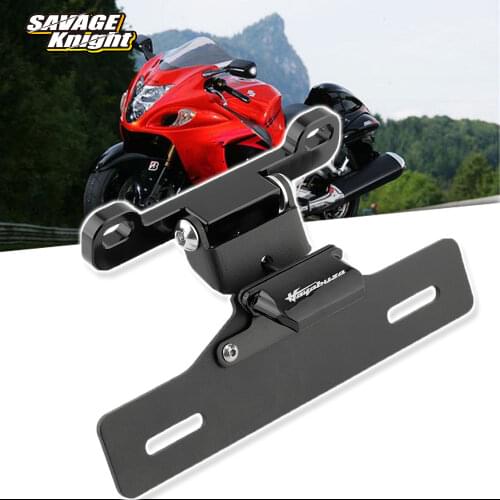 License Plate Holder For SUZUKI GSX1300R HAYABUSA 2008-2020 2019 Motorcylce Accessories Tail Tidy Fender Eliminator Bracket LED