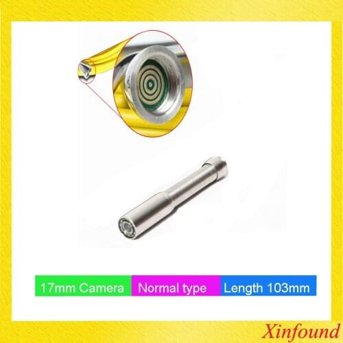 Diameter 17mm Snake Sewer Drain Pipe Wall Inspection Endoscope Camera head with 130mm length 90 degree for camera reapir