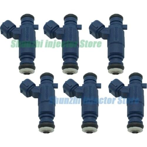 6pcs Fuel Injector Nozzle For HYUDAI i10 KIA PICANTO 1.1 OEM: 9260930017 3531002900 35310-02900 35310 02900
