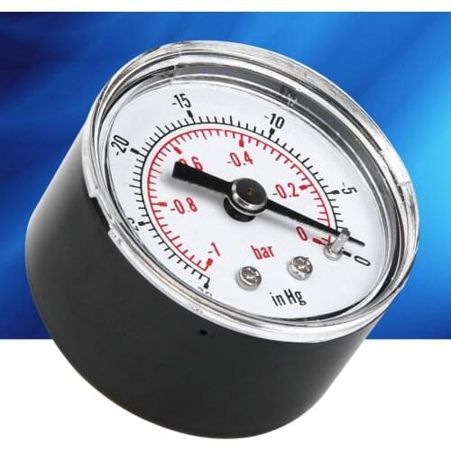 Compression Tester -1~0bar -30~0inHg Dual Scale Vacuum Pressure Gauge 1/8BSPT Back Connection Digital Pressure Meter