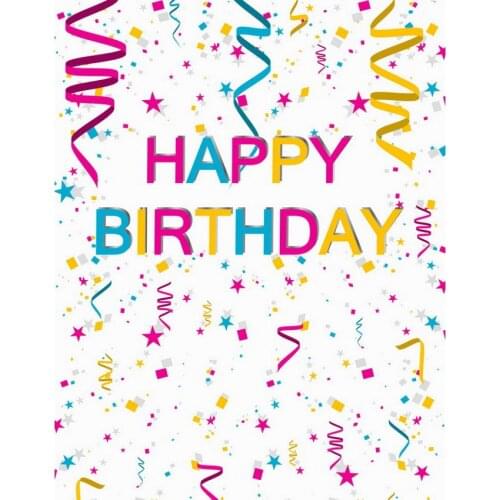 LIFE MAGIC BOX Photo Backdrop Happy Birthday Best Vinyl Studio Photo Background S-2362