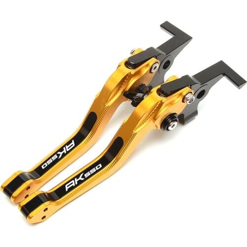 Newest Motorcycle CNC Aluminum Adjustable 3D Rhombus Brake Clutch Levers For KYMCO AK550 AK 550 2017 2018 2019 2020 2021