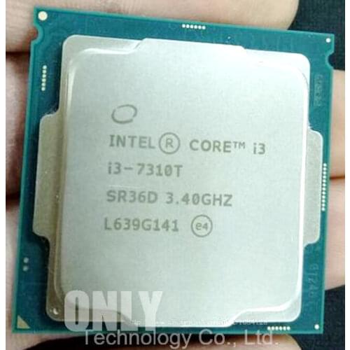 FREE SHIPPING intle core I3 7310T CPU 3.4G 51W 2 Cores 4Threads B0