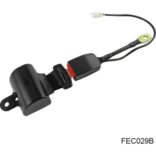 Quick Release ALR Safety Seat Belt for Forklift With Alarm Switch 2 Points Retractable Safety Belts Manufacturer FEC029B