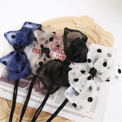 Women Elegant Bow Tie Hairpins Braided Hair Rope Girls Sweet Headband Fashion Hair Scrunchies Hair Accessories