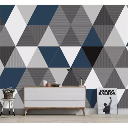 Nordic Modern Geometric Home Improvement 3D Mural Wallpapers for Living Room TV Background Wall Murals 3D Wall Papers Home Decor