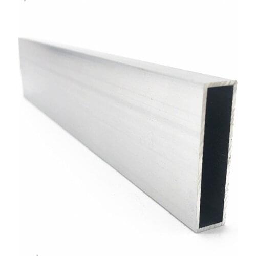 10mm*40mm*1mm square tube aluminum alloy hollow pipe rectangle straight duct vessel 100/200/300/400/500/550mm length