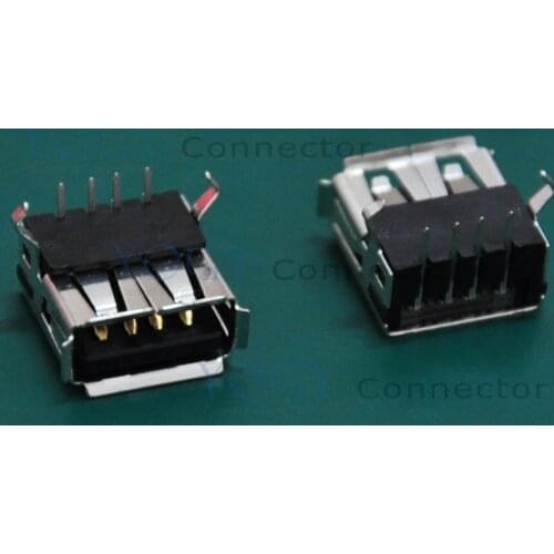 10 pcs/lot) Type-A USB 2.0 Female Connector Receptacle, Commonly used in computer motherboards