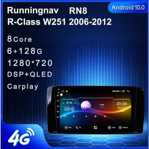 Android 10.1 For Mercedes Benz R Class W251 R280 R300 R320 R350 R63 2006-2011 2012 2013 Multimedia Stereo Car Player GPS Radio