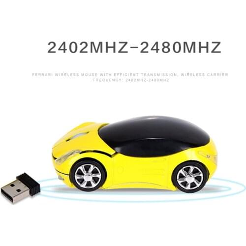 2.4ghz 1200dpi Car Shape Wireless Optical Mouse Usb Scroll Mice For Tablet Laptop Computer Office Sensitive Gaming Mouse
