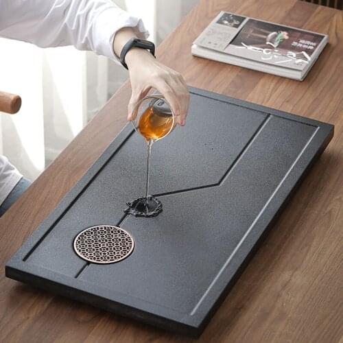 Wooden Tea Tray, Coffee Draining Tray, Environmental Protection, Chinese Kung Fu Dry Pour, Ceremony, Plateau