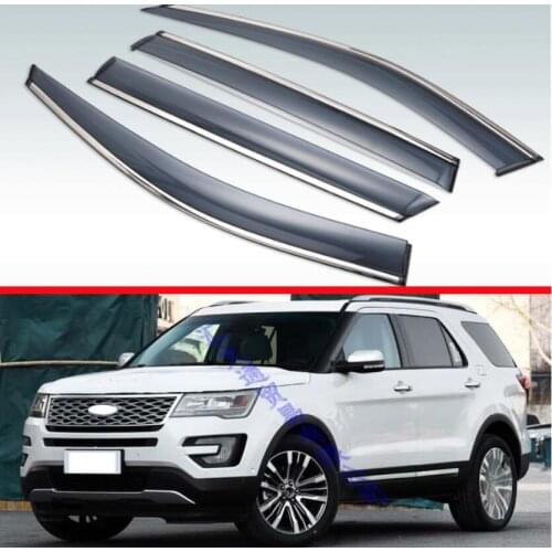 For Honda Jade 2013-2020 Plastic Exterior Visor Vent Shades Window Sun Rain Guard Deflector 4pcs